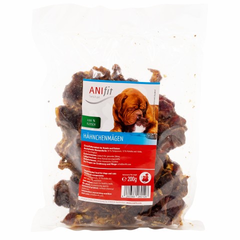 Hund Snacks Hähnchenmägen 200g 1 Stück -1- Anifit